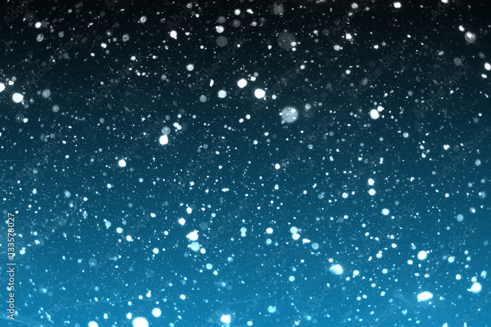 Gradient Dark Blue abstract background with snow Gradient Dark Blue abstract background with snow