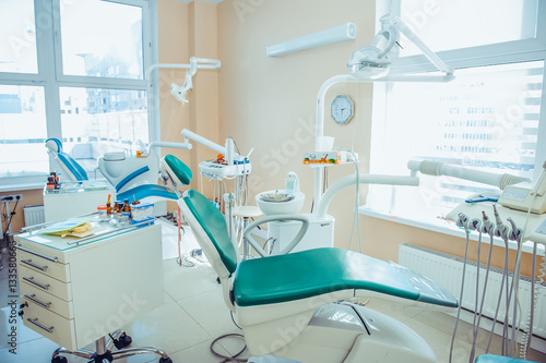 Dental office with equipment