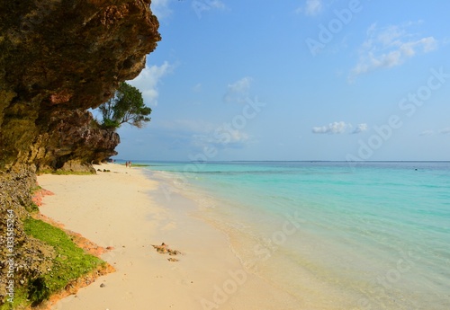 Fototapeta Naklejka Na Ścianę i Meble -  The stunning beaches of Northern Zanzibar around Nungwi. 