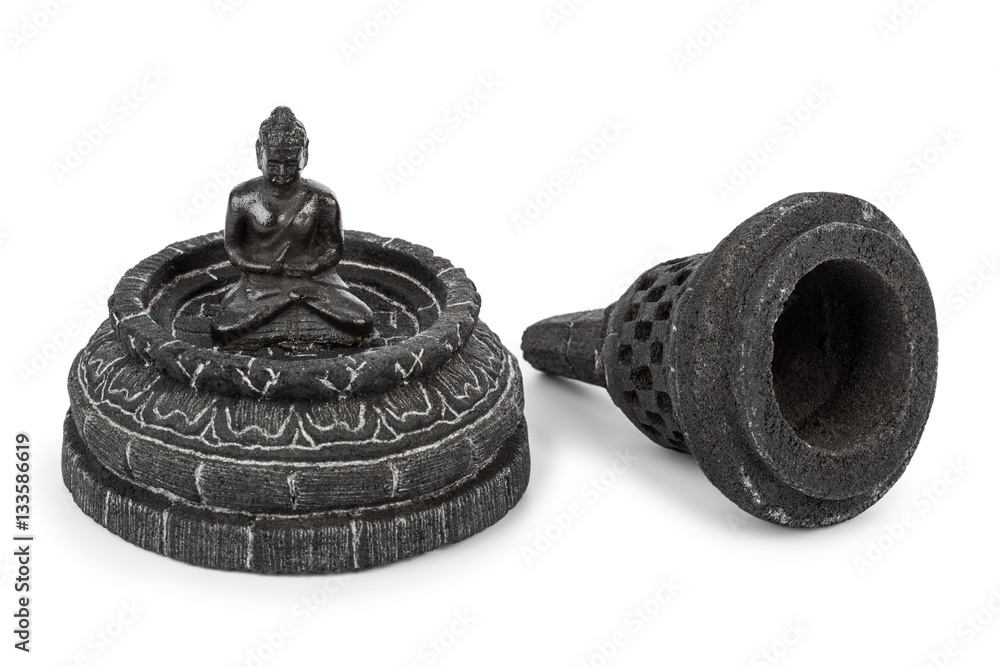 Buddha stupa - souvenir from Borobudur Temple in Indonesia Buddha stupa - souvenir from Borobudur Temple in Indonesia