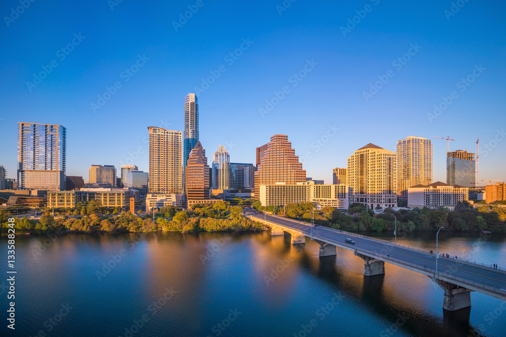 Fototapeta premium Downtown Skyline of Austin, Texas