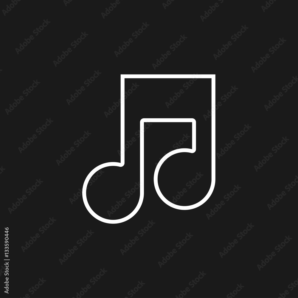 Music note Icon Vector Music note Icon Vector