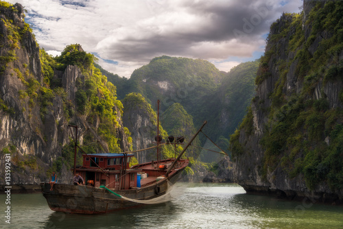 Fishing boat in Vietnam