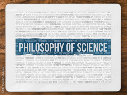 Tableau sur toile Philosophy of science