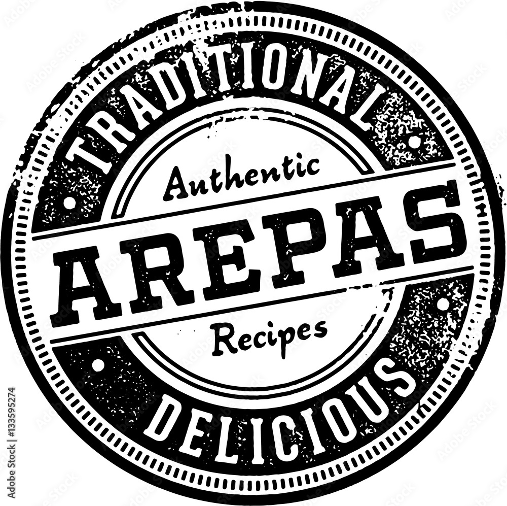 Traditional Latin Arepas Food Stamp Traditional Latin Arepas Food Stamp