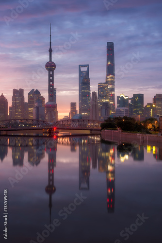 Shanghai at sunrise 