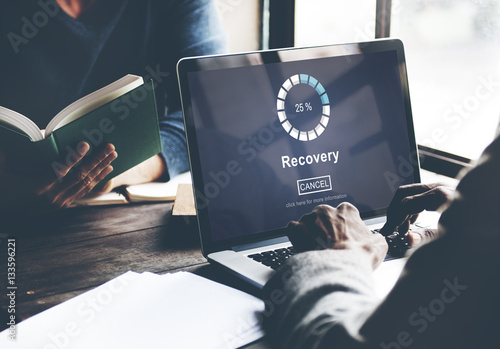 Recovery Backup Restoration Data Storage Security Concept photo