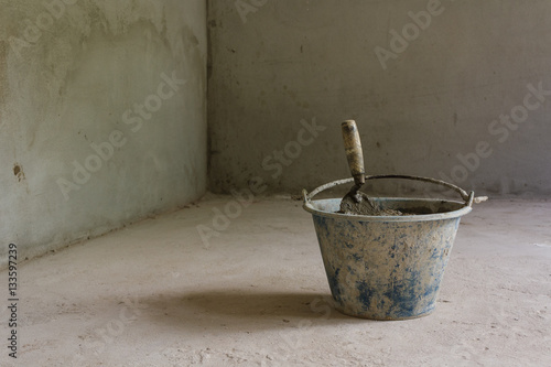 Construction of new walls.