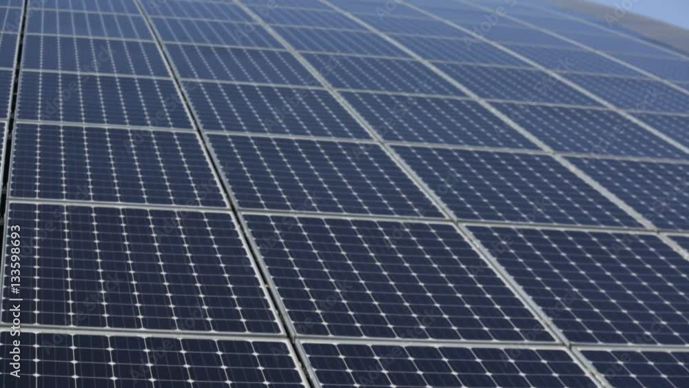 Solar panels on background blue sky. Alternative sources of electricity. Solar panels on background blue sky. Alternative sources of electricity.