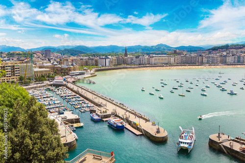 Old hardbour in San Sebastian