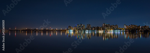 Montreal view across St Lawrence river