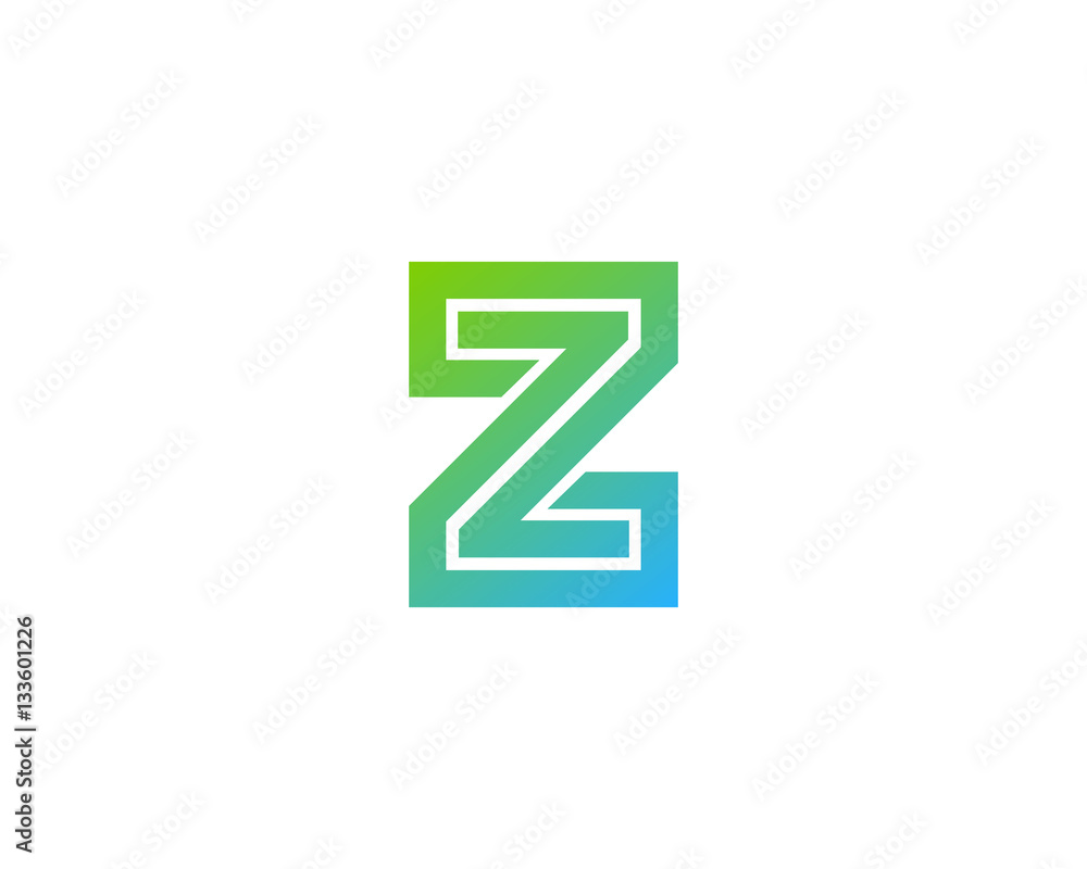 Initial Letter Z Monogram Logo Design Element Initial Letter Z Monogram Logo Design Element