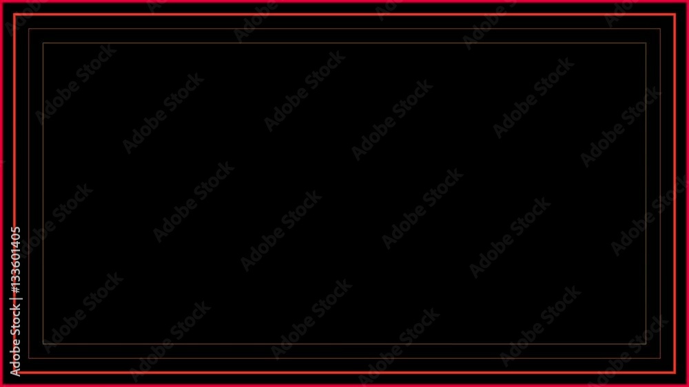 16beat-128bpm outer frame_red loop 60P 16beat-128bpm outer frame_red loop 60P