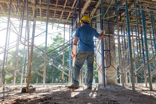 Foto Construction concepts, Engineer and Architect working at Constru
