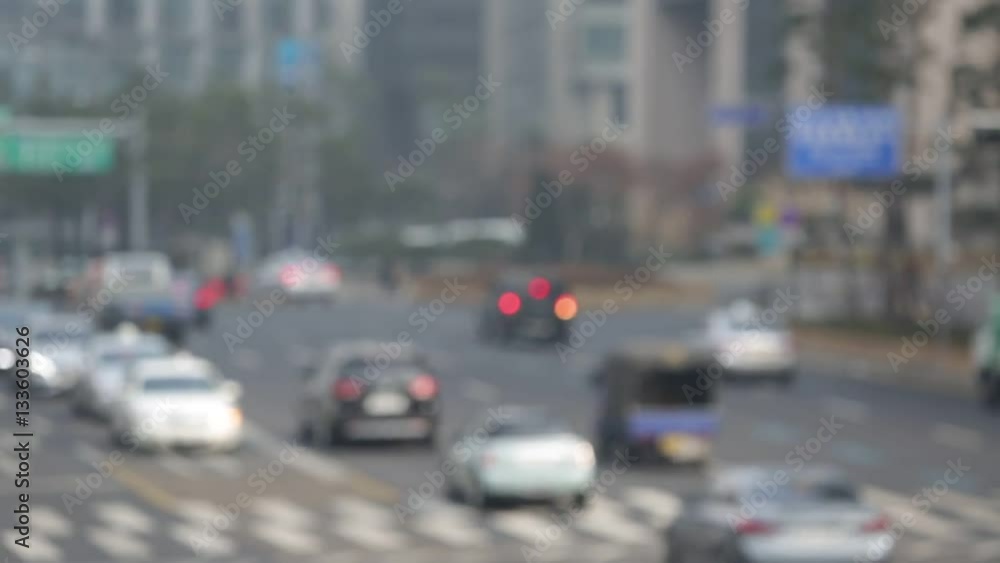 City traffic blur City traffic blur