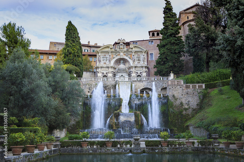 fountain of villa este tivoli important world heritage site and