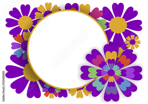 Floral frame