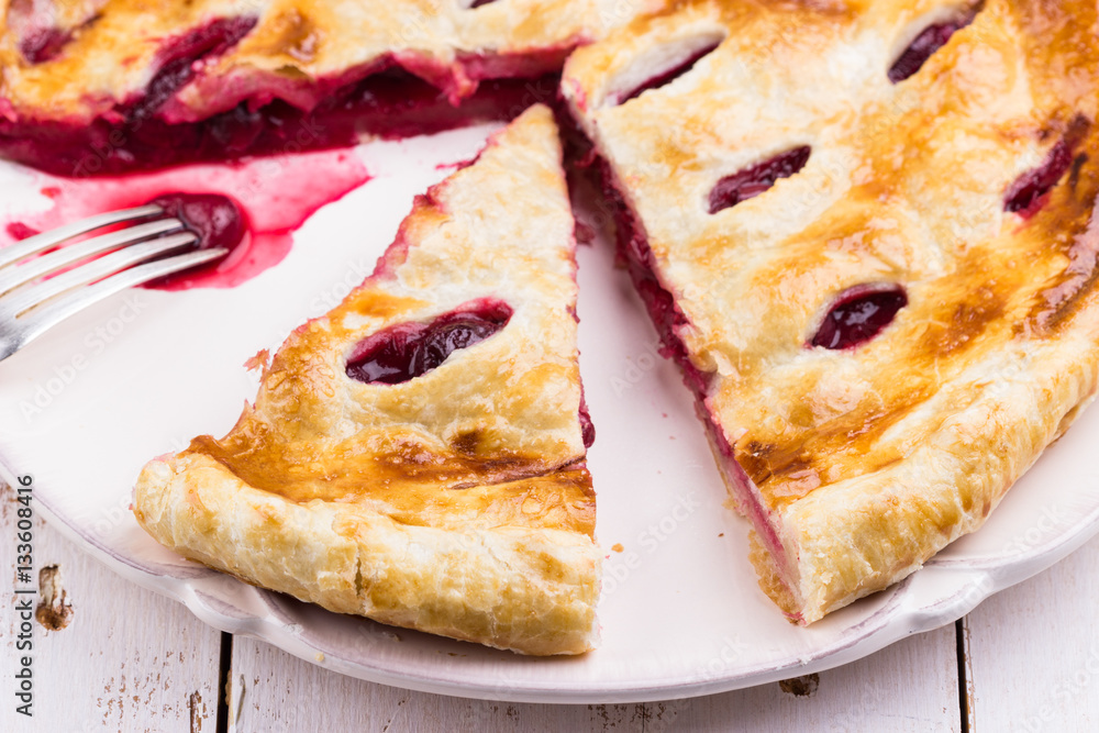 Berry pie with cherries Berry pie with cherries