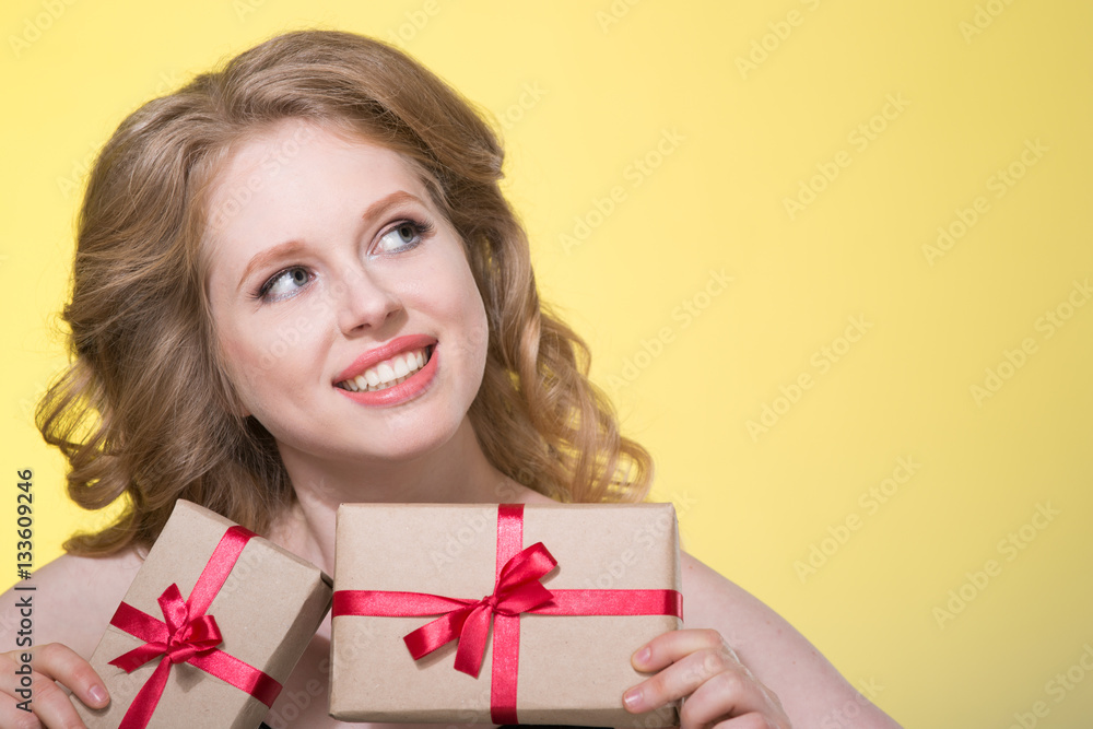 beautiful young woman with a large gift i beautiful young woman with a large gift i