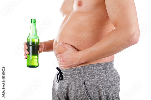 Beer tummy photo