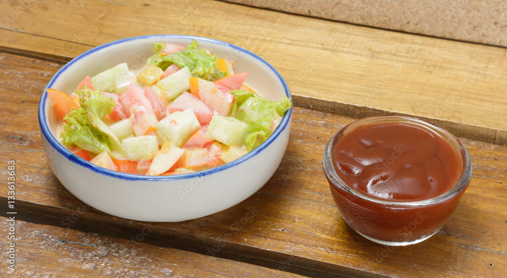 vegetable salad vegetable salad