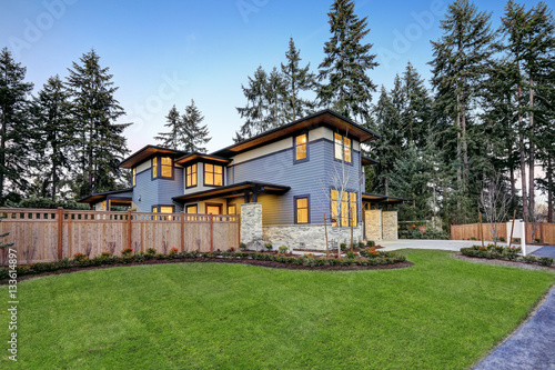 Luxurious new construction home in Bellevue, WA © Iriana Shiyan