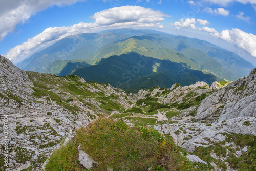 Piatra Craiului Mountains in Romania 