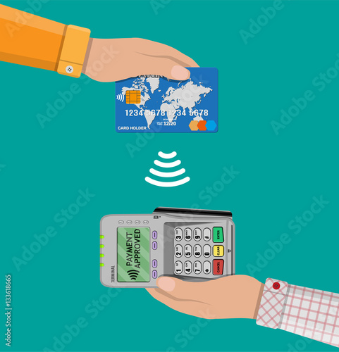 Payments using terminal and bank card