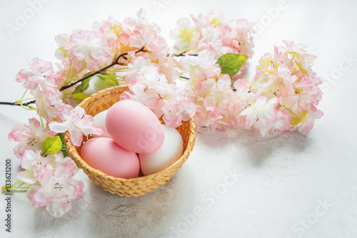Easter card with easter egg...