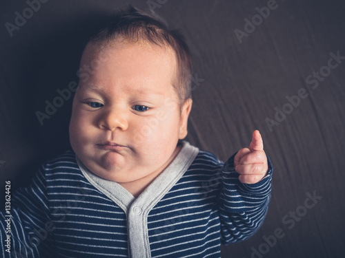 Little baby disapproves