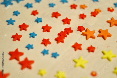 Colorful little stars