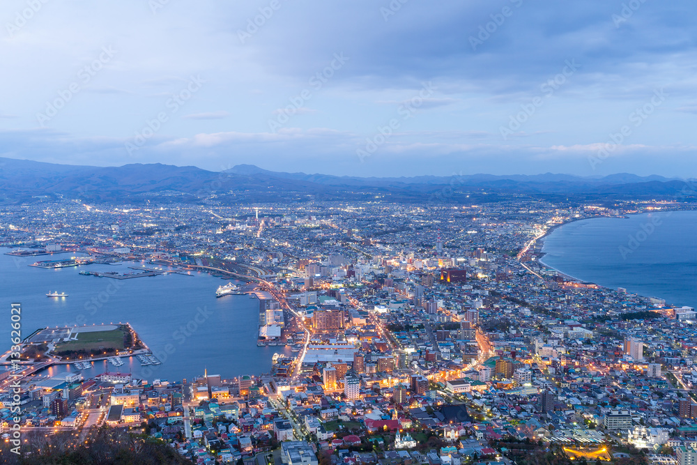 Fototapeta premium Hakodate cityscape