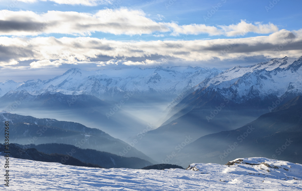 Landscape of Dolomite Alps