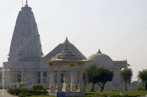 Architectural construction of the temple Birla Mandir to Jaipur India

