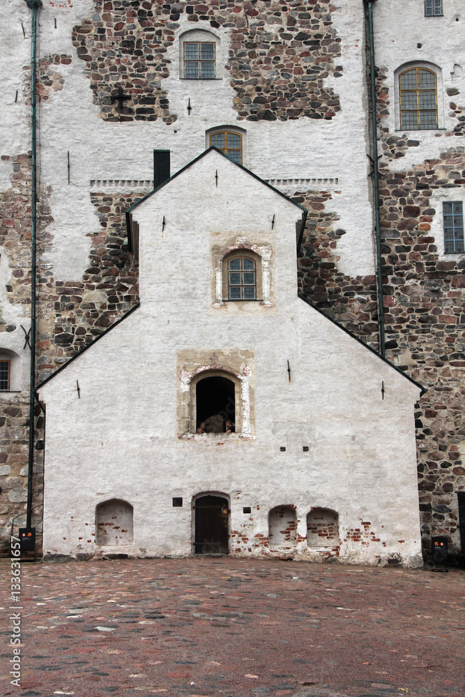 Ancient architecture of Europe in summer time