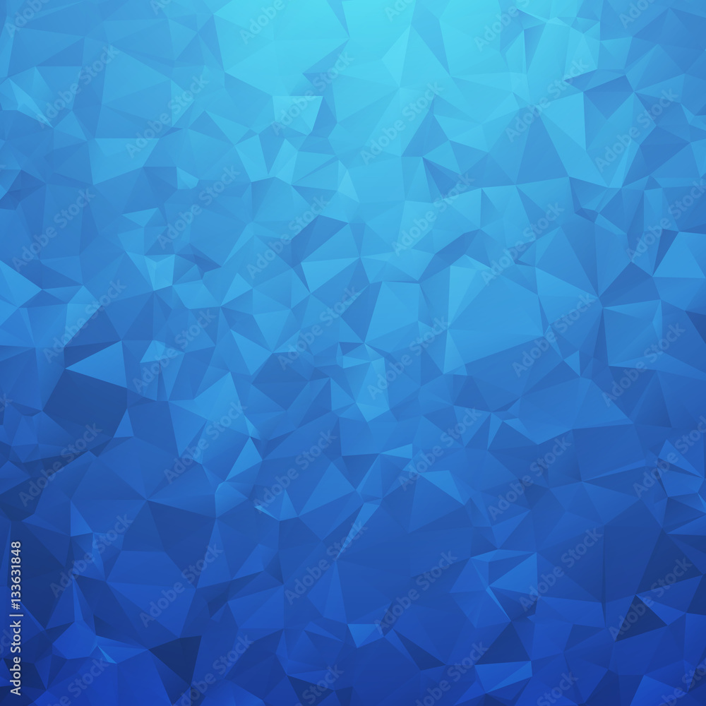 Blue geometric triangular background. Abstract vector illustration Blue geometric triangular background. Abstract vector illustration