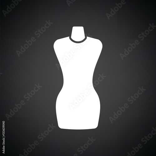 Tailor mannequin icon