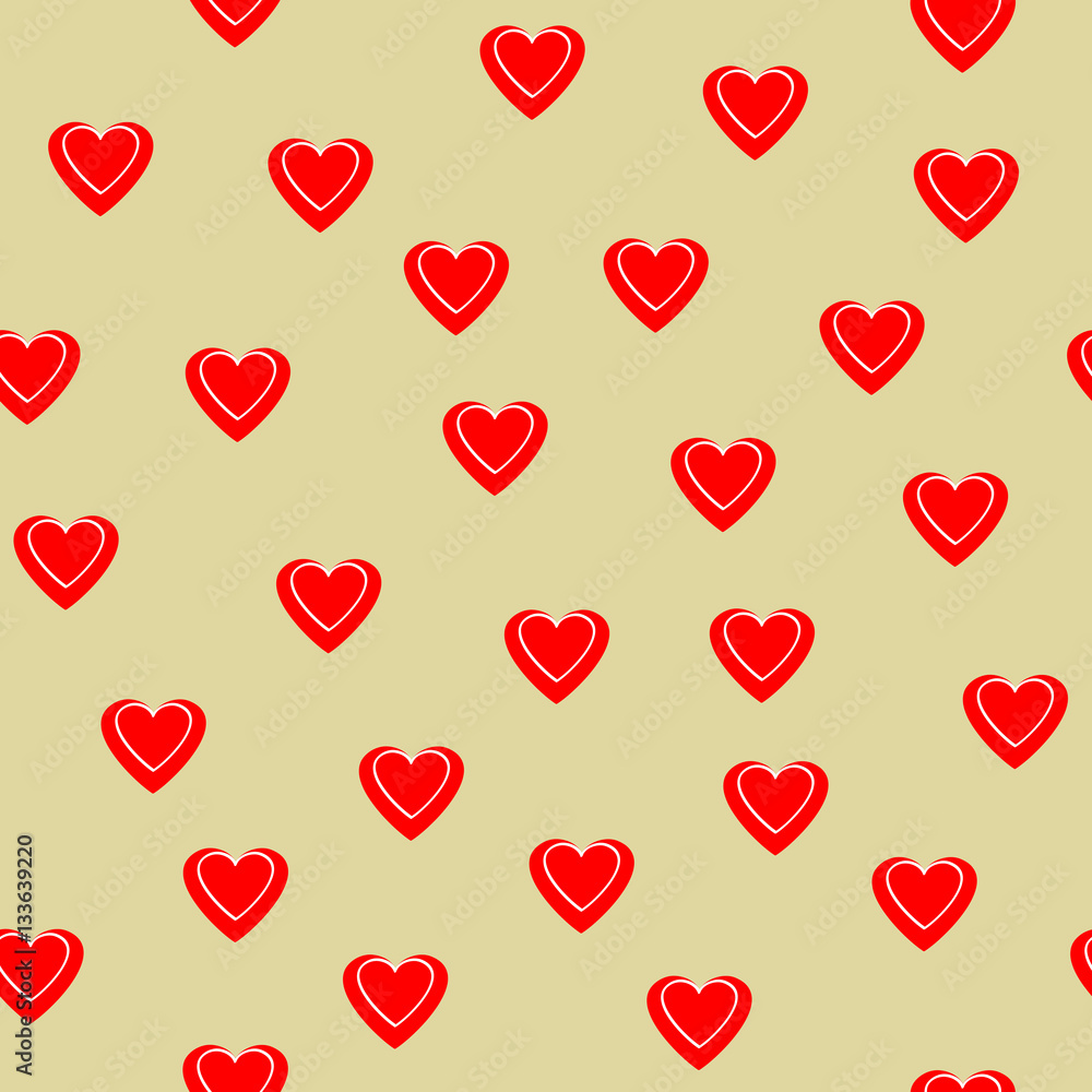 Heart seamless pattern Heart seamless pattern