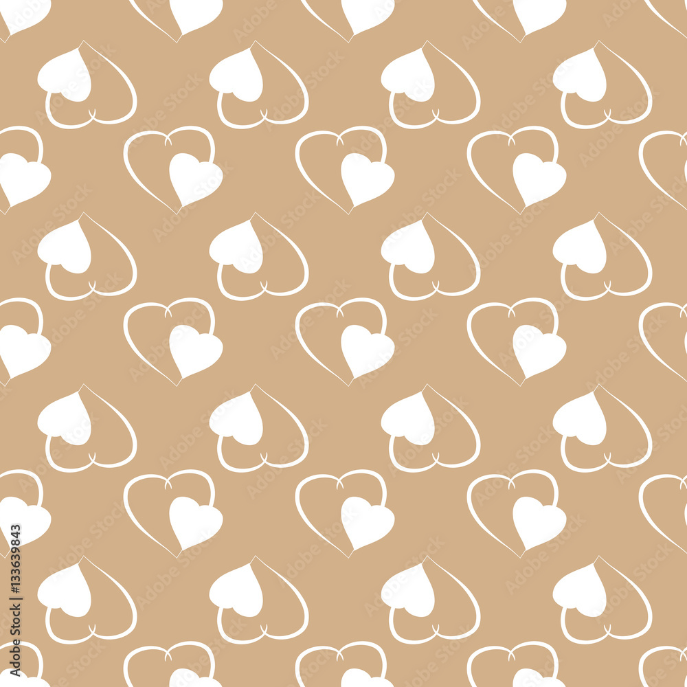 Heart seamless pattern Heart seamless pattern