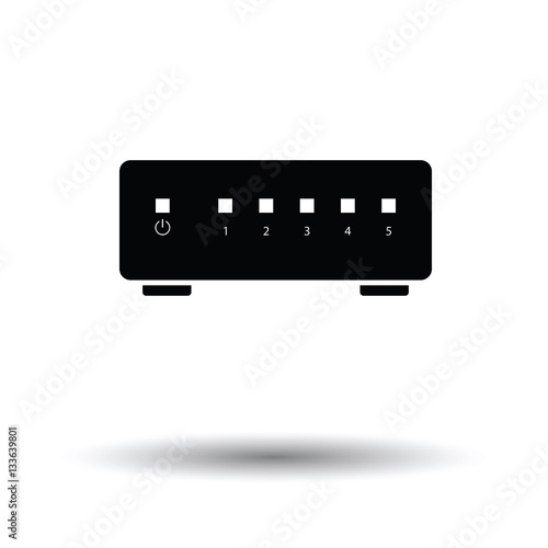 Ethernet switch icon