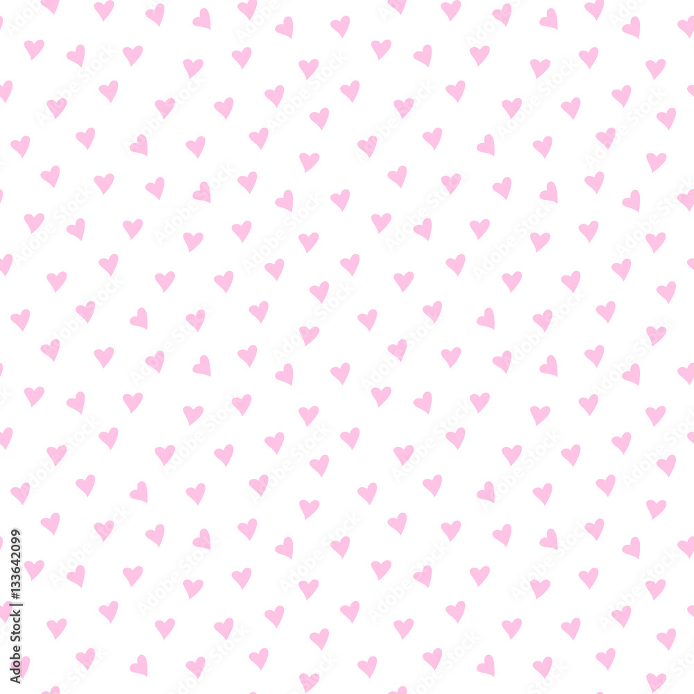 seamless heart pattern and background vector illustration