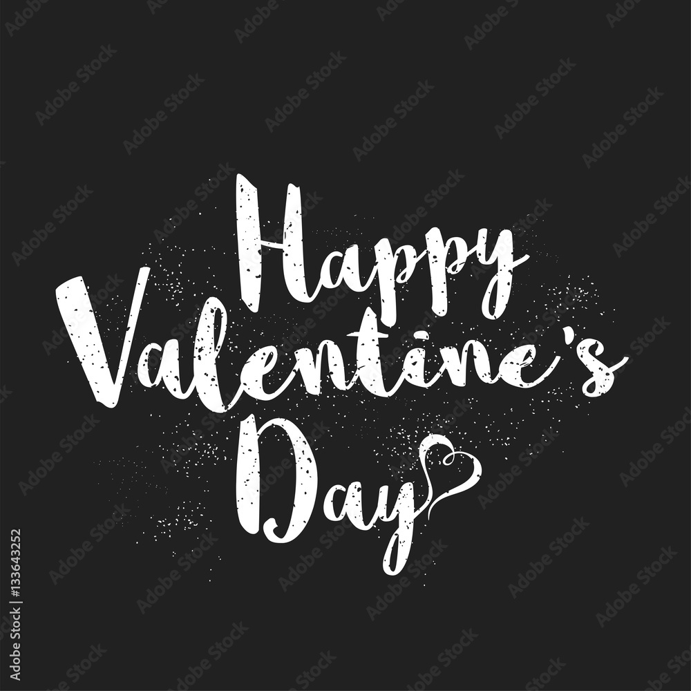 Valentine's Day Typographical Background. Valentine's Day Typographical Background.