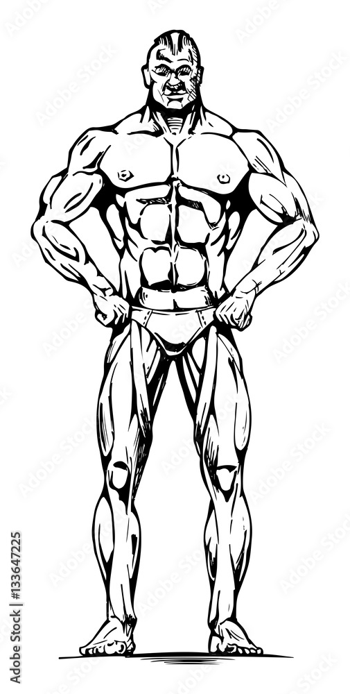 Fototapeta premium athletic man