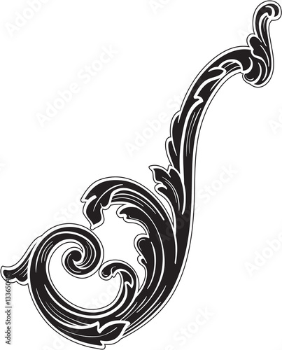 Acanthus luxury art  fine element