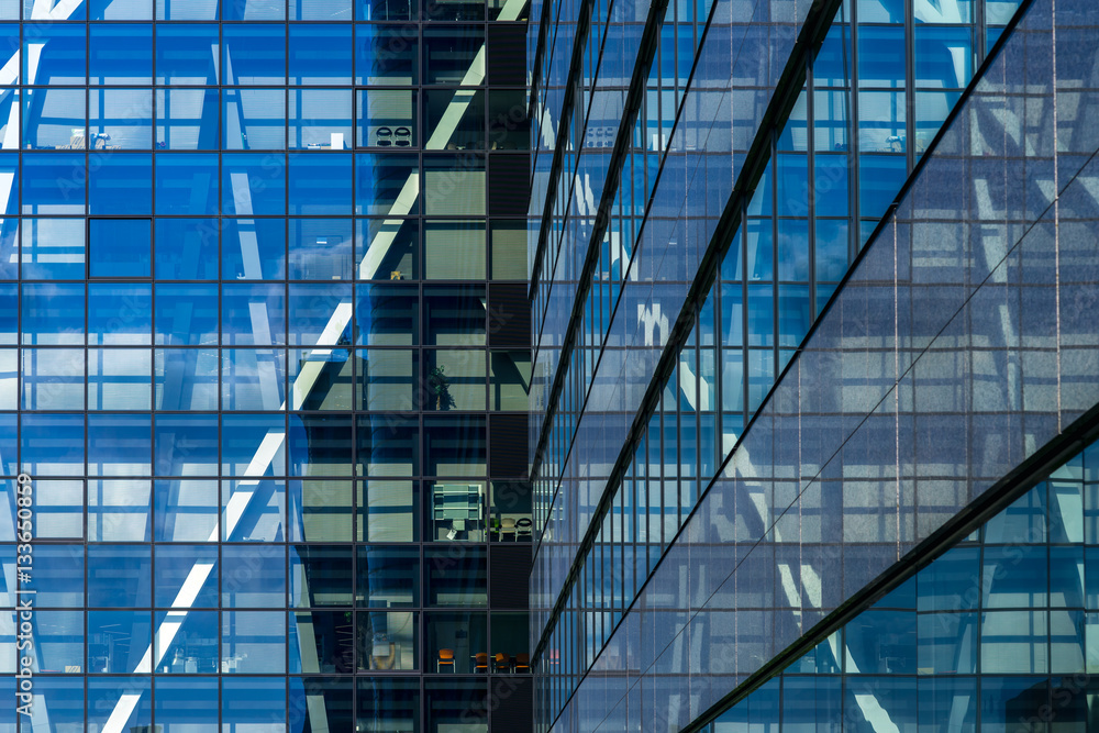 Obraz premium Business Image. Widows of Modern Building