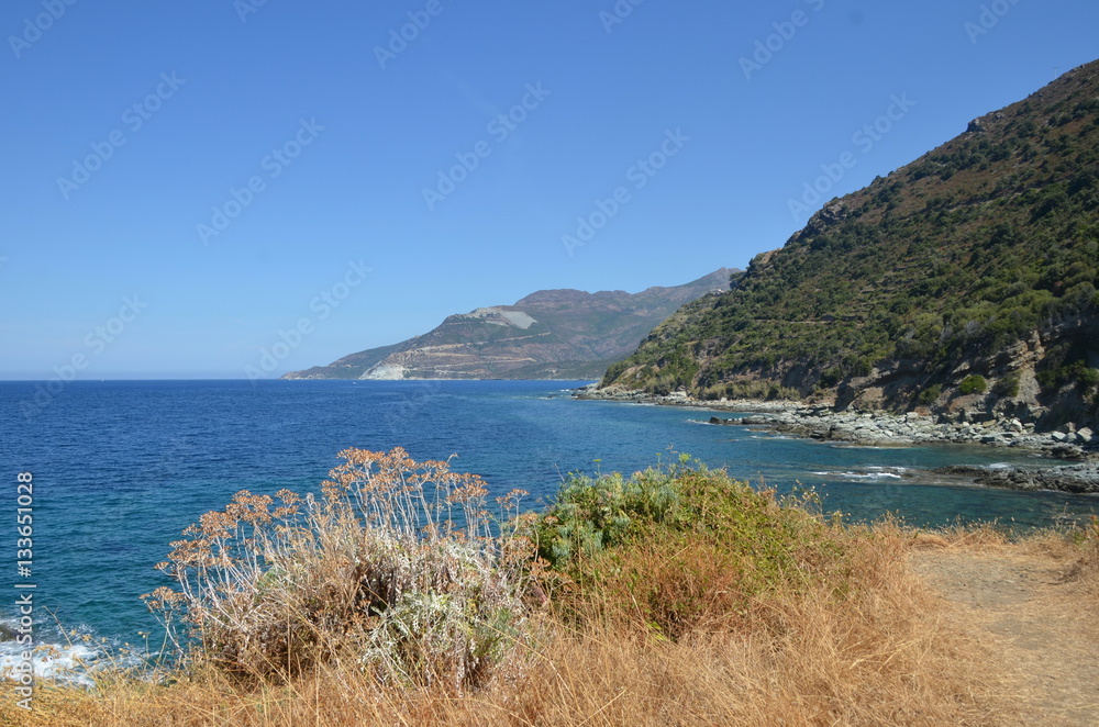 Obraz premium cote du Cap corse