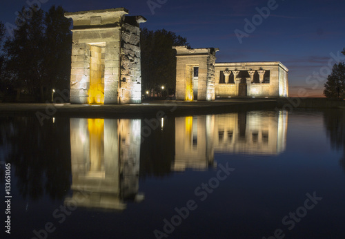 Night at the Temple of Debod
