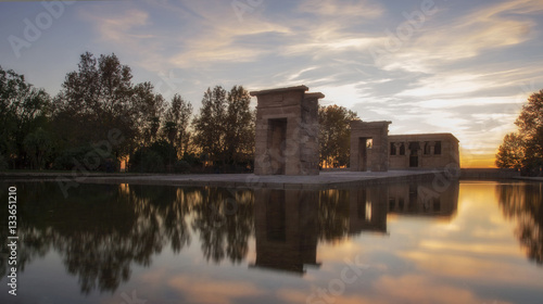 Temple of Debod at sunset