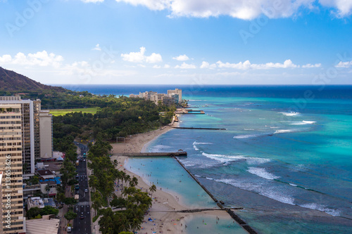 Sea view from the hotel in Waikiki © 長吉むむる