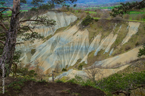 ravine corboeuf,rosieres,haute loire,france photo